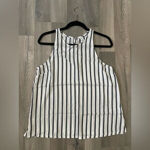 NWT Old Navy Striped High Neck Blouse - Size M